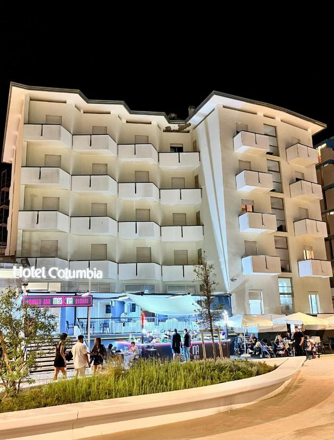 Hotel Columbia Frontemare Rimini Exterior photo